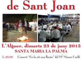 “Focs de Sant Joan” anche a S. M. la Palma