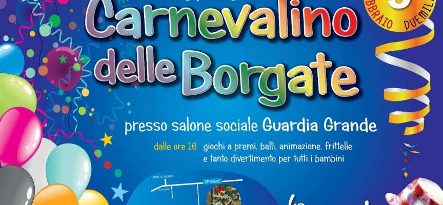 Carnevalino delle Borgate: tanto divertimento per tutti i bambini!