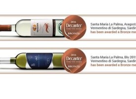 Decanter 2016: nuovo successo per i vini della Cantina di Santa Maria la Palma
